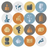 business and finance icon set N187