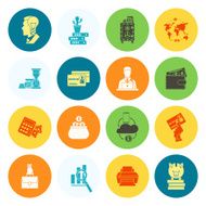 business and finance icon set N190