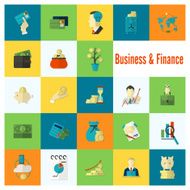 business and finance icon set N194