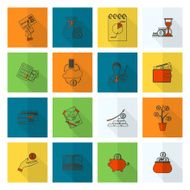 business and finance icon set N195