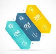 Option banner infographic concept Vector