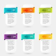 Vector colorful info graphics for your business presentations N71