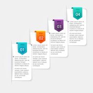 Vector colorful info graphics for your business presentations N72