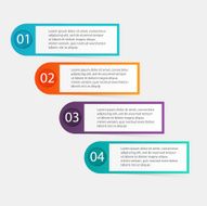 Vector colorful info graphics for your business presentations N77