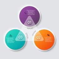Vector colorful info graphics for your business presentations N80
