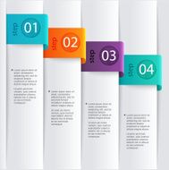 Vector colorful info graphics for your business presentations N83