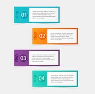 Vector colorful info graphics for your business presentations N86