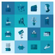 business and finance icon set N198