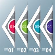 Abstract infographic N25