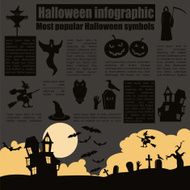 Halloween infographic design N2