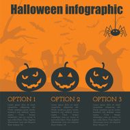 Halloween infographic design N6