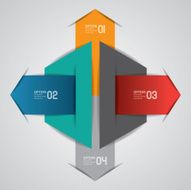 Abstract infographic N28