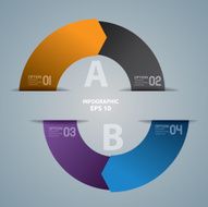 Abstract infographic N30