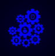 Vector modern mechanism infographic background N4