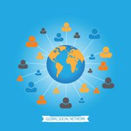 Global social media network