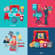 Movie Making Icons Set