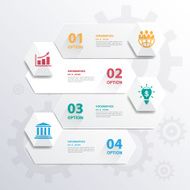 Design step number banners graphic or website Vector EPS10 N2