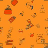 Business and Finance Seamless Pattern N11