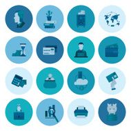 business and finance icon set N208