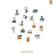 business and finance icon set N213