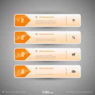 Design layout modern symbols tabs N13
