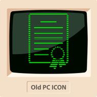 certificate with badge icon N10