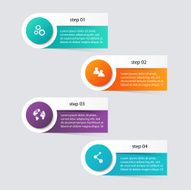 Vector colorful info graphics for your business presentations N90