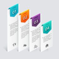 Vector colorful info graphics for your business presentations N96