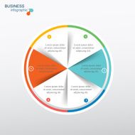 Vector circle infographic N42