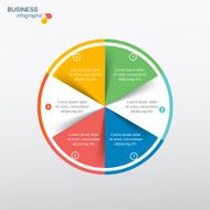 Vector circle infographic N46