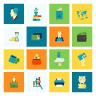business and finance icon set N223
