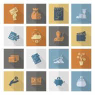 business and finance icon set N227