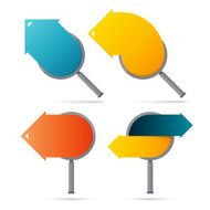 Arrow Copyspace Magnifiers