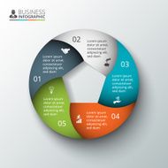Vector circle element for infographic N23