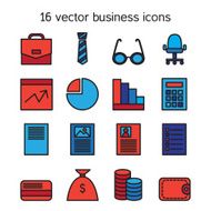 Business icons set N82