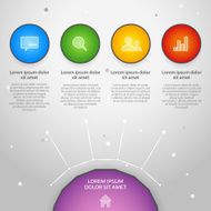 Vector colorful info graphic N2