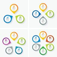 set of infographic templates N4