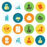 business and finance icon set N236