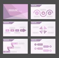 Purple Multipurpose Infographic elements and icon presentation template