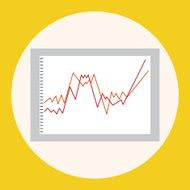 Financial charts theme elements