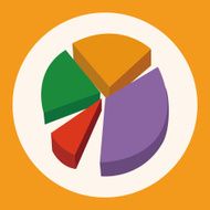 Financial charts theme elements N2