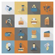 business and finance icon set N248