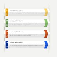 Vector colorful diagram N7