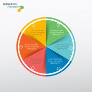 Vector circle infographic N47