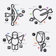 Valentine&#039;s Day infographic N12