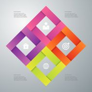 Vector illustration infographics four options N31