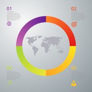 Vector illustration infographics four options N32