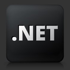 Black Square Button with net