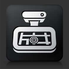 Black Square Button with GPS Navigation N2