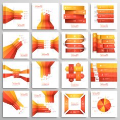 Set of Modern Infographics Elements N11